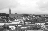 Bogside view from the Derry Wall, Derry, Northern Ireland